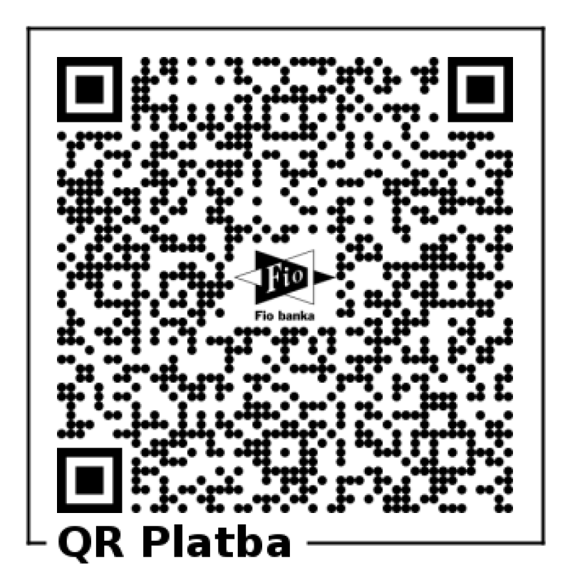 QR platba odpočitatelného daru na službu Awany ČR. V poznámce, prosím, uvádějte svoje jméno.